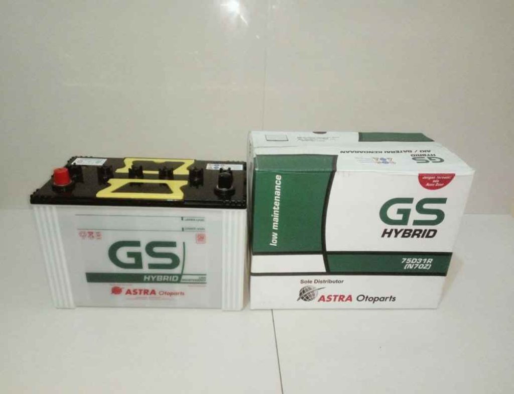 aki mobil 75 Ah Sunter